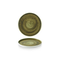 Churchill UK Stonecast Plume Green Walled Plate