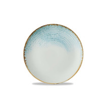 Churchill UK Homespun Accents Aquamarine Evolve Coupe Plate 8.6 Inch