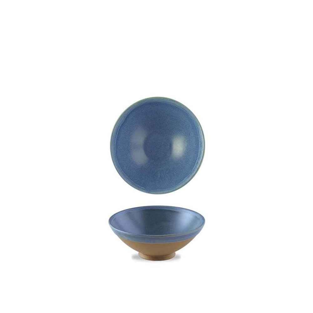 Churchill UK Emerge Oslo Blue Footed Bowl Dia 20Cm H 8 Cm Box 6