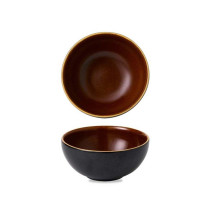 Churchill UK Tokyo Blue/Brown Deep Bowl, Dia 15.5 Cm