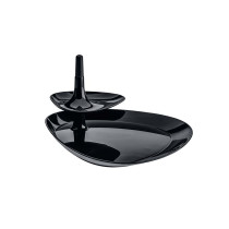 Koziol Germany Appetizer Serving Stand Black Melamine