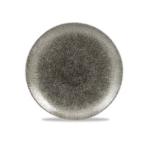 Churchill UK Raku Quartz Black Evolve Coupe Plate 26 Cm Box 12