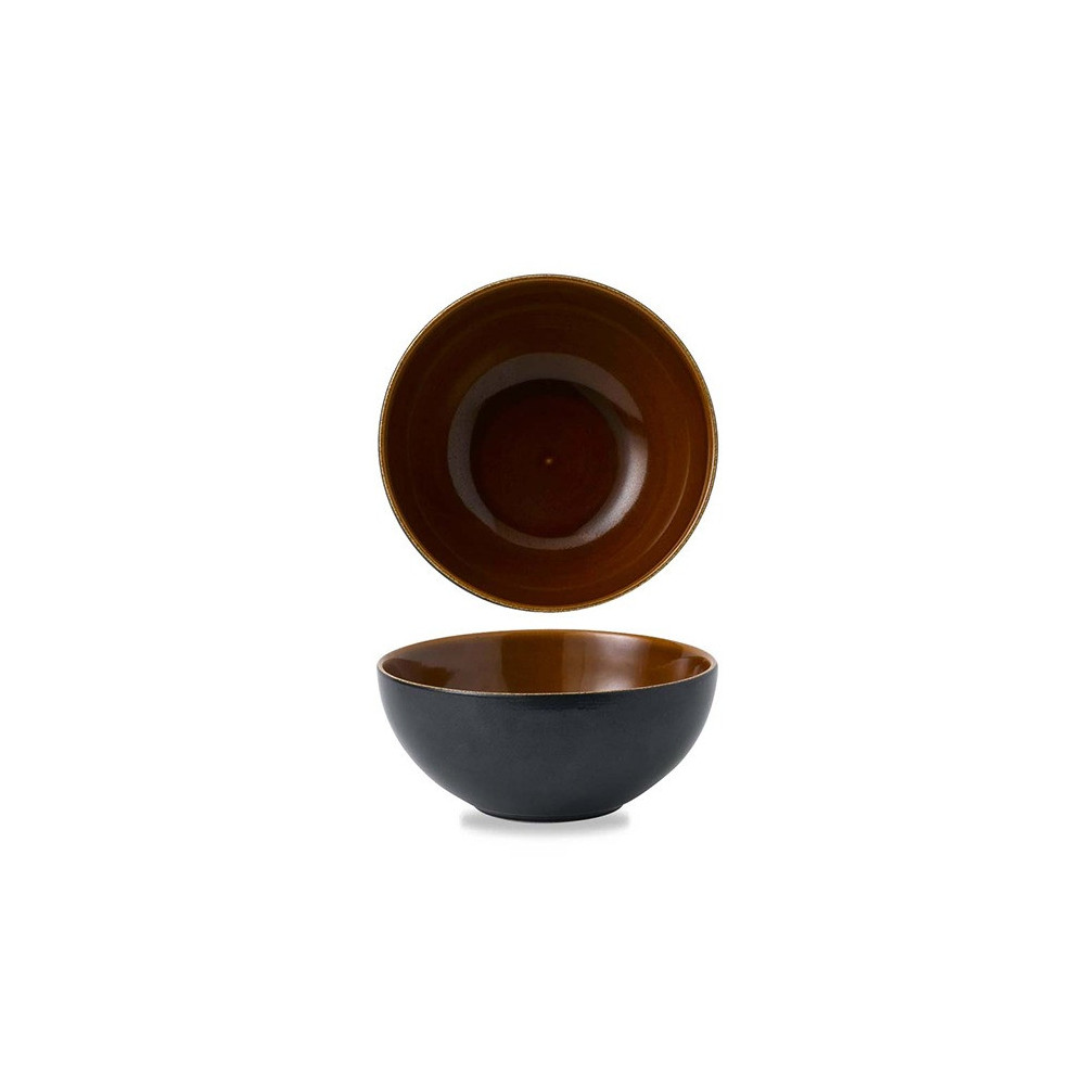 Churchill UK Tokyo Blue/Brown Noodle Bowl, Dia 18.3 Cm