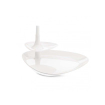 Koziol Germany Appetizer Serving Stand White Melamine