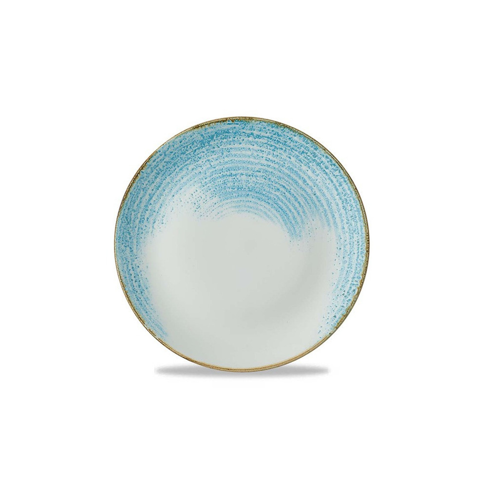Churchill UK Homespun Accents Aquamarine Evolve Coupe Plate 10