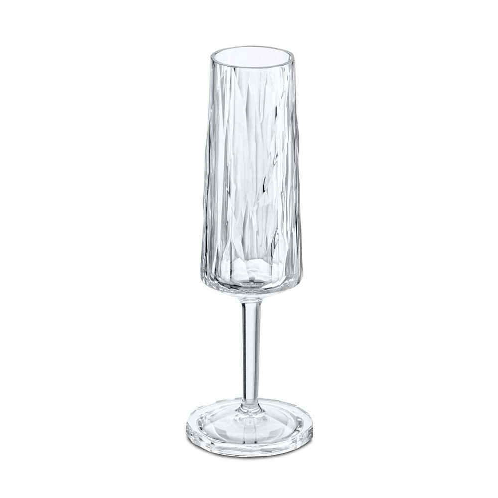 Koziol Germany Club No 14 Champagne Flute Crystal Clear Cap, 100 Ml