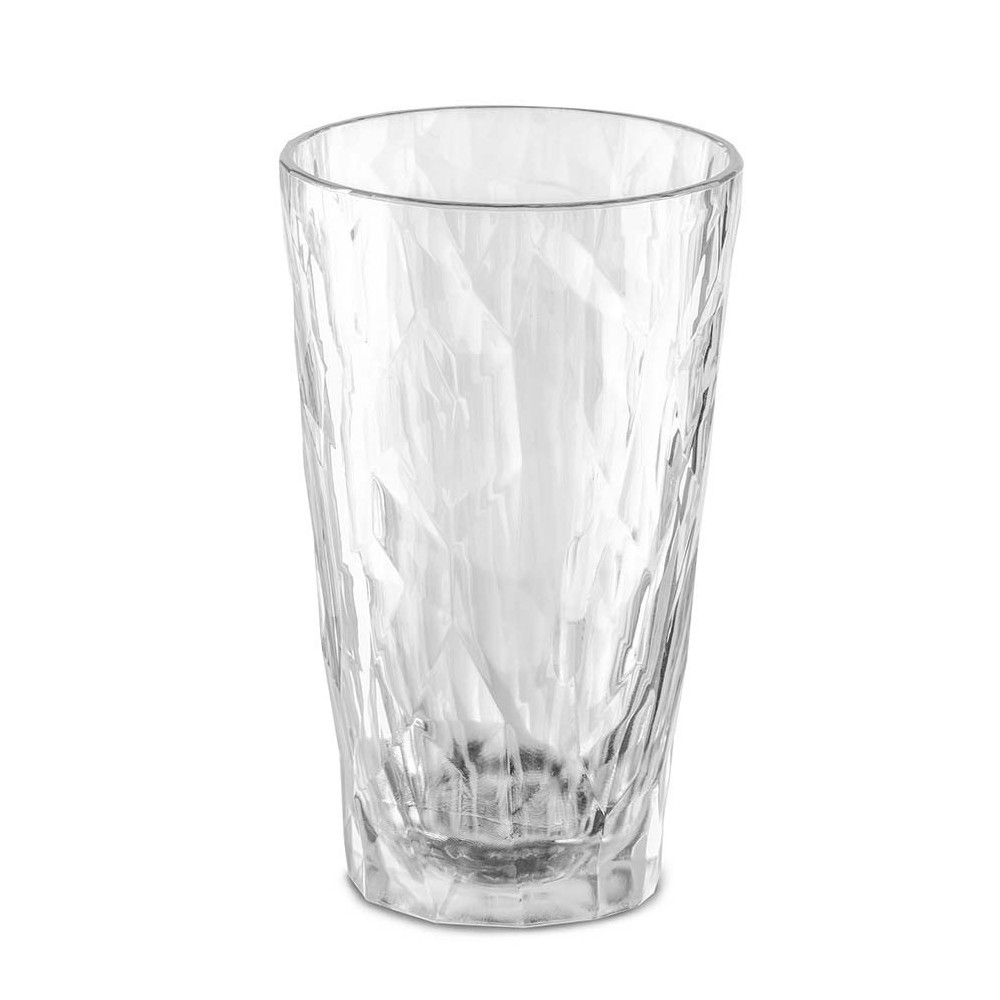 Koziol Germany Club No 6 Tumbler Crystal Clear Cap, 410 Ml