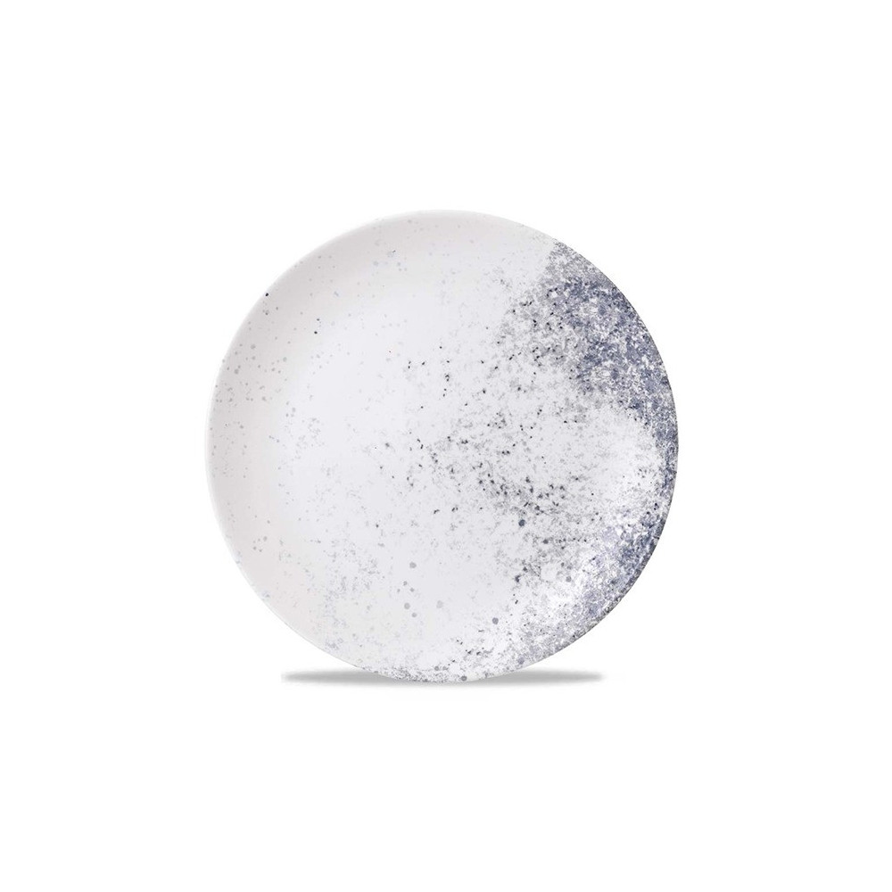 Churchill UK Studio Prints Haze Blue Evolve Coupe Plate 26 Cm