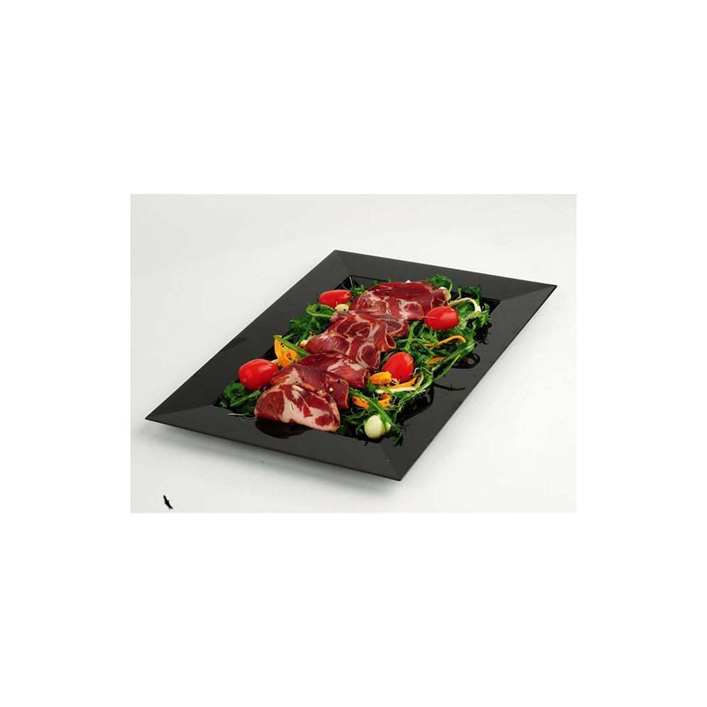 Solia France Diamant Tray Transparent Green 400 x 300 Mm Case Pack-50