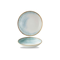 Churchill UK Homespun Accents Aquamarine Coupe Bowl 7.25 Inch