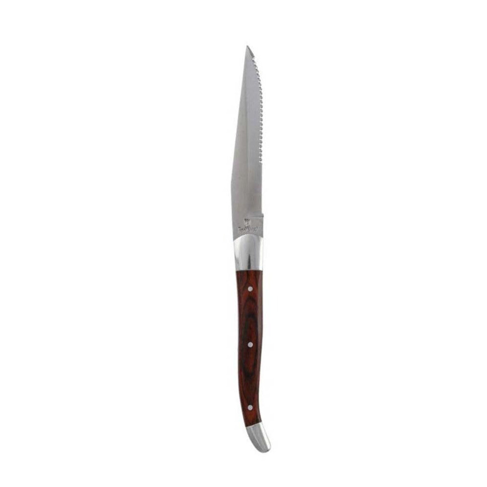 Fortessa USA Ss Provencal Serrate Dark Wood Handle Steak 9.25