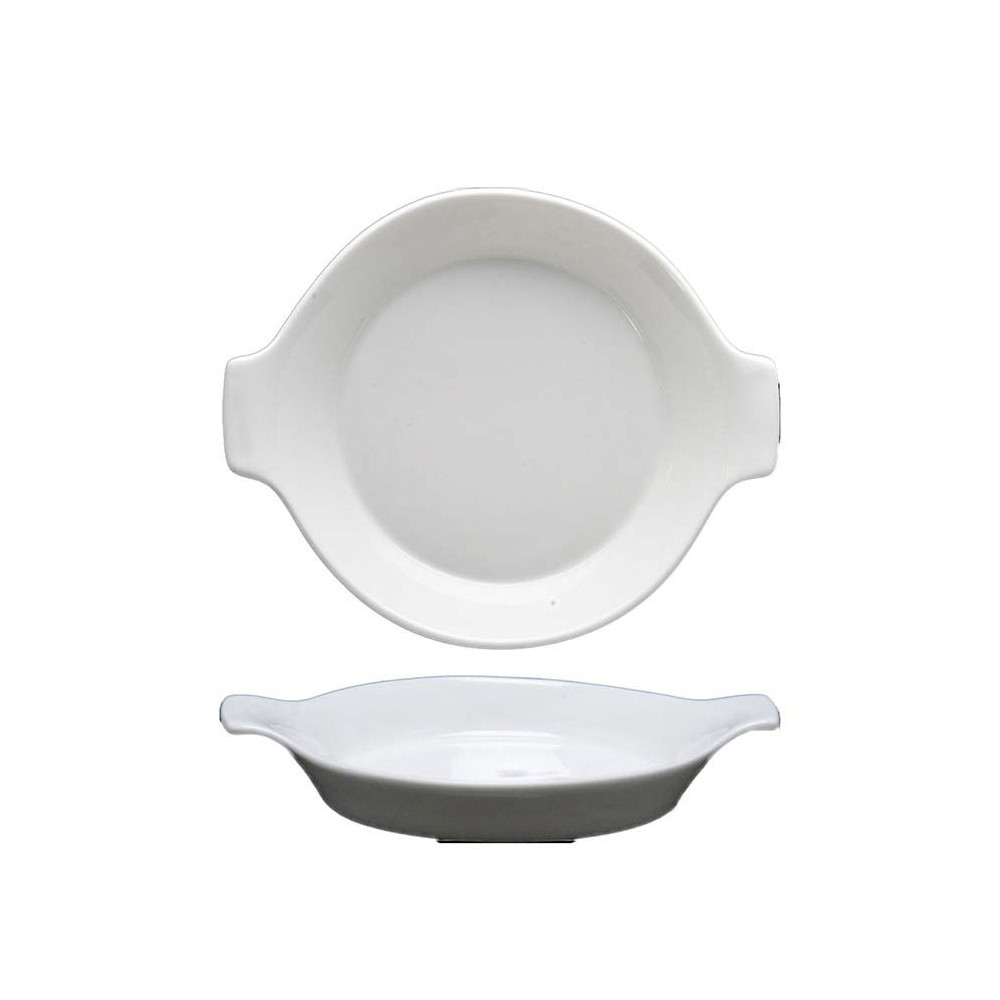 Fortessa USA Basics Round Serve Dish With Handles 8.75