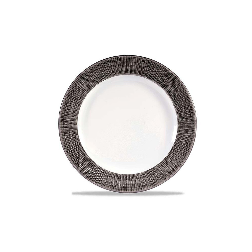 Churchill UK Bamboo Spinwash Dusk Footed Plate 10 7/8 Inch Box 12