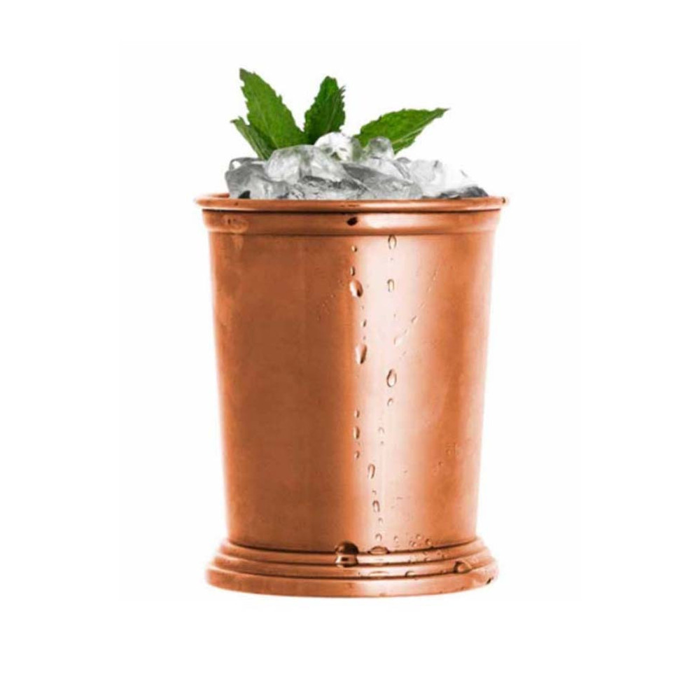 MG Barware Julep Metal Cocktail Metal Glass Copper Plated, 410 Ml
