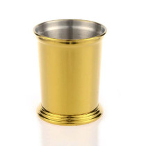 MG Barware Julep Metal Cocktail Metal Glass Gold Plated