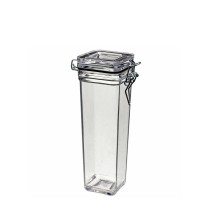 Solia France Square Kilner Jar 220Ml + Hinged Lid-69 x 50,7 x 155,6-Case Pack 96