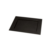 Solia France Diamant Tray Black 400 x 300 Mm, Case Pack-25