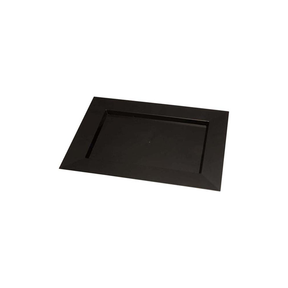 Solia France Diamant Tray Black 400 x 300 Mm, Case Pack-25