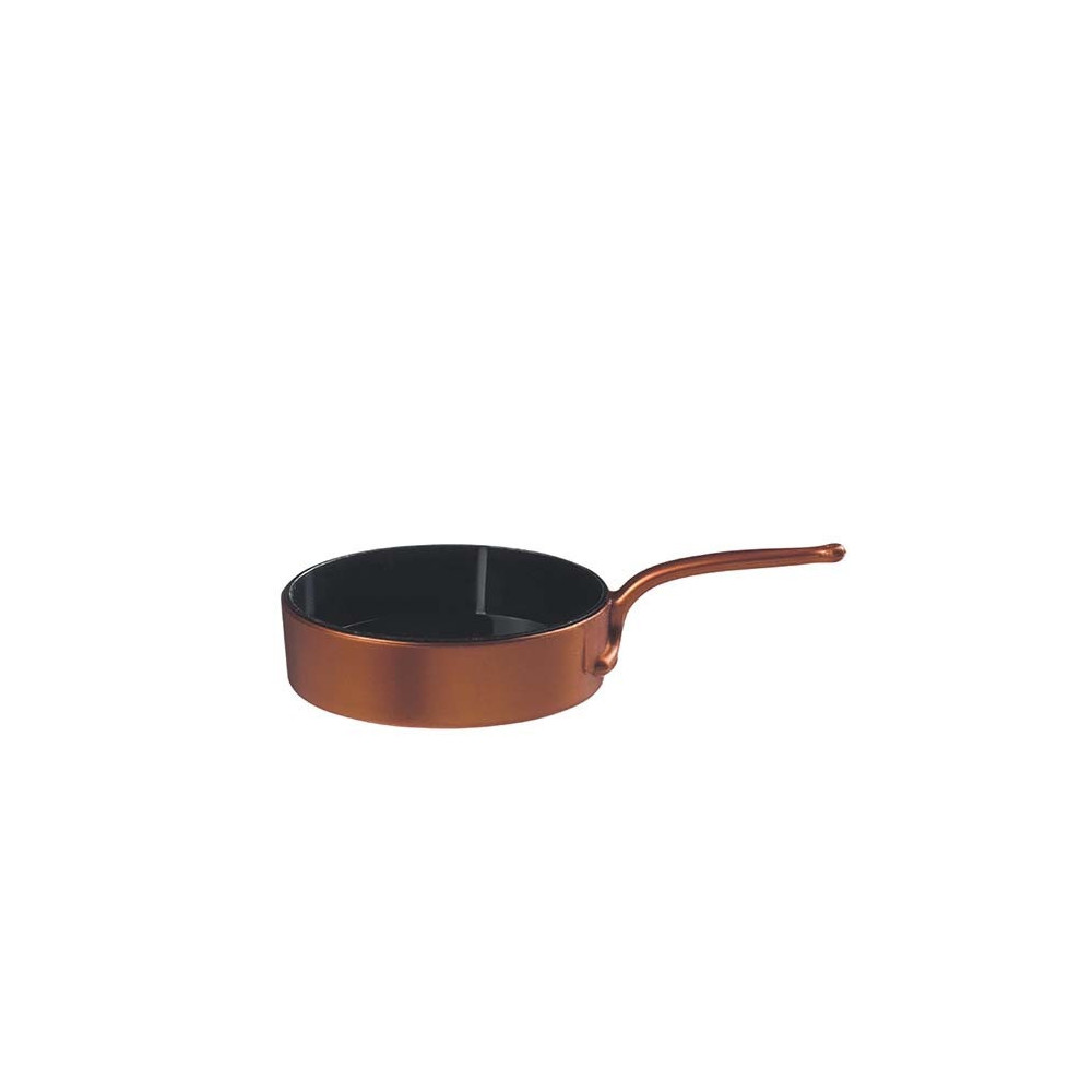 Solia France Eskoffie Frying Pan Copper/Black, 5-Case Pack-240