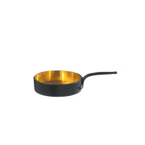 Solia France Eskoffie Frying Pan Black/Gold, 5-Case Pack-240