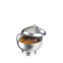 Solia France Eskoffie Tureen Silver/White, Case Pack-120