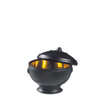 Solia France Eskoffie Tureen Black/Gold, Case Pack-120