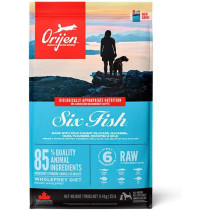 Orijen 11.4kg Six Fish Protein Rich Adult Dog Dry Food