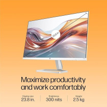 HP Series 5 23.8 Inch Full HD Monitor With Speakers, 94C36AA