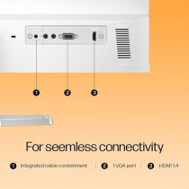 HP Series 5 23.8 Inch Full HD Monitor With Speakers, 94C36AA