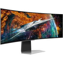 Samsung 49 Inch Odyssey QD-OLED 240 Hz G-Sync Compatible Curved Smart Gaming Monitor, LS49CG954SMXUE