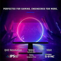 Viewsonic Elite 27 Inch 165 Hz Refresh Rate Gaming Monitor, Black