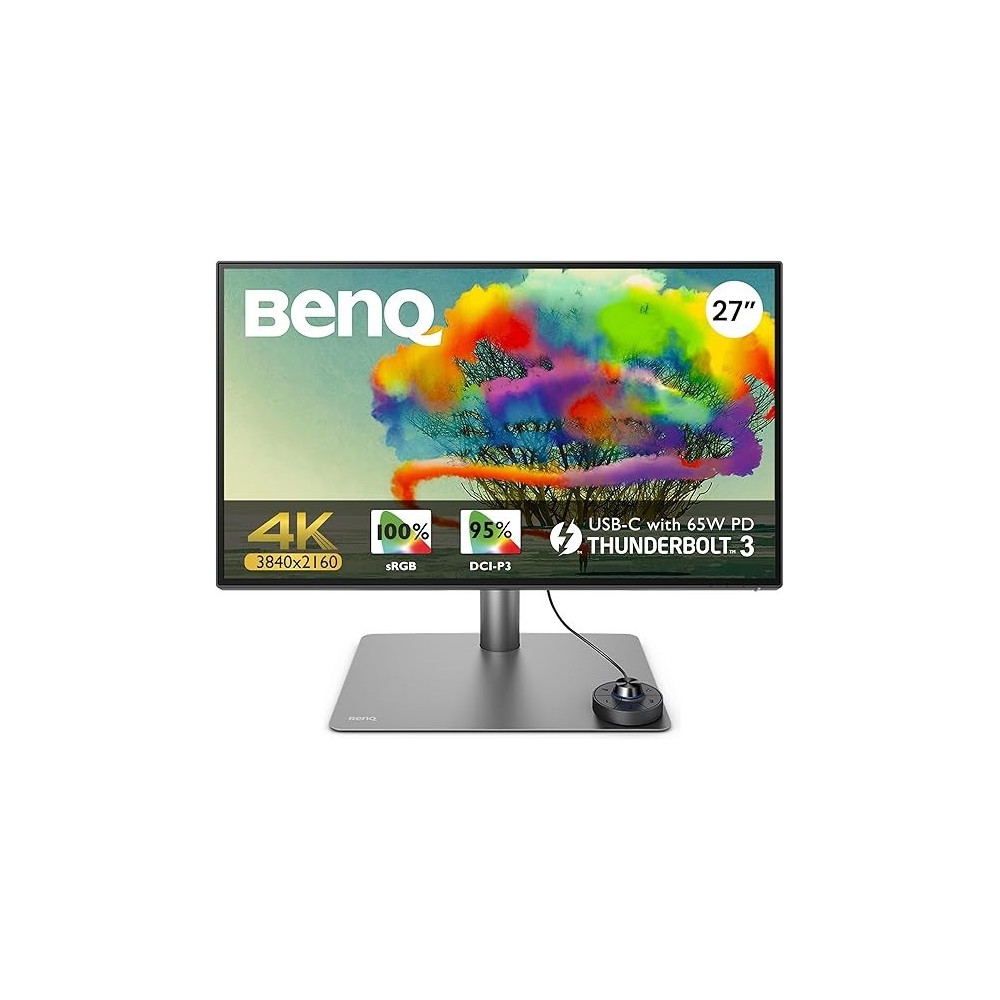 BenQ 27 Inch 4K HDR Monitor For Mac And Designers, Black