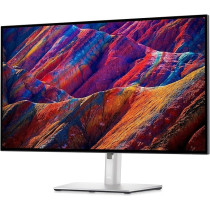 Dell U2723QE UltraSharp 4K USB-C Hub Monitor - 27-inch QHD (3840 x 2160) 60Hz Display, 5ms Response Time, 100Percentage sRGB, Height/Tilt/Swivel/Pivot Adjustable, 1.07 Billion Colors - Platinum Silver