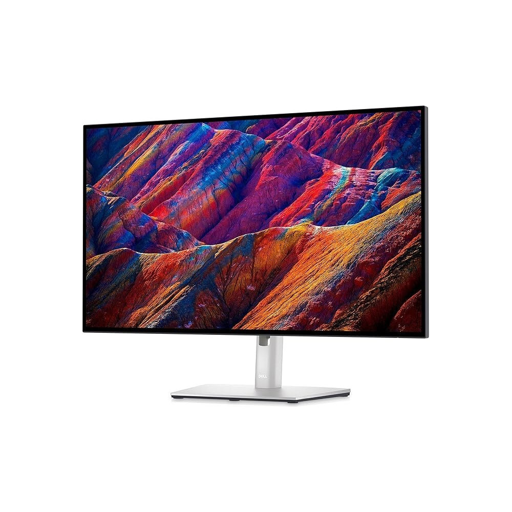 Dell U2723QE UltraSharp 4K USB-C Hub Monitor - 27-inch QHD (3840 x 2160) 60Hz Display, 5ms Response Time, 100Percentage sRGB, Height/Tilt/Swivel/Pivot Adjustable, 1.07 Billion Colors - Platinum Silver