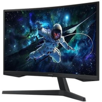 Samsung 27 inch Odyssey G5 G55C QHD Curved Gaming Monitor, 165Hz refresh rate and 1ms response time (MPRT), 1000R Curved Screen, AMD FreeSync, Middle East Version, LS27CG552EMXUE