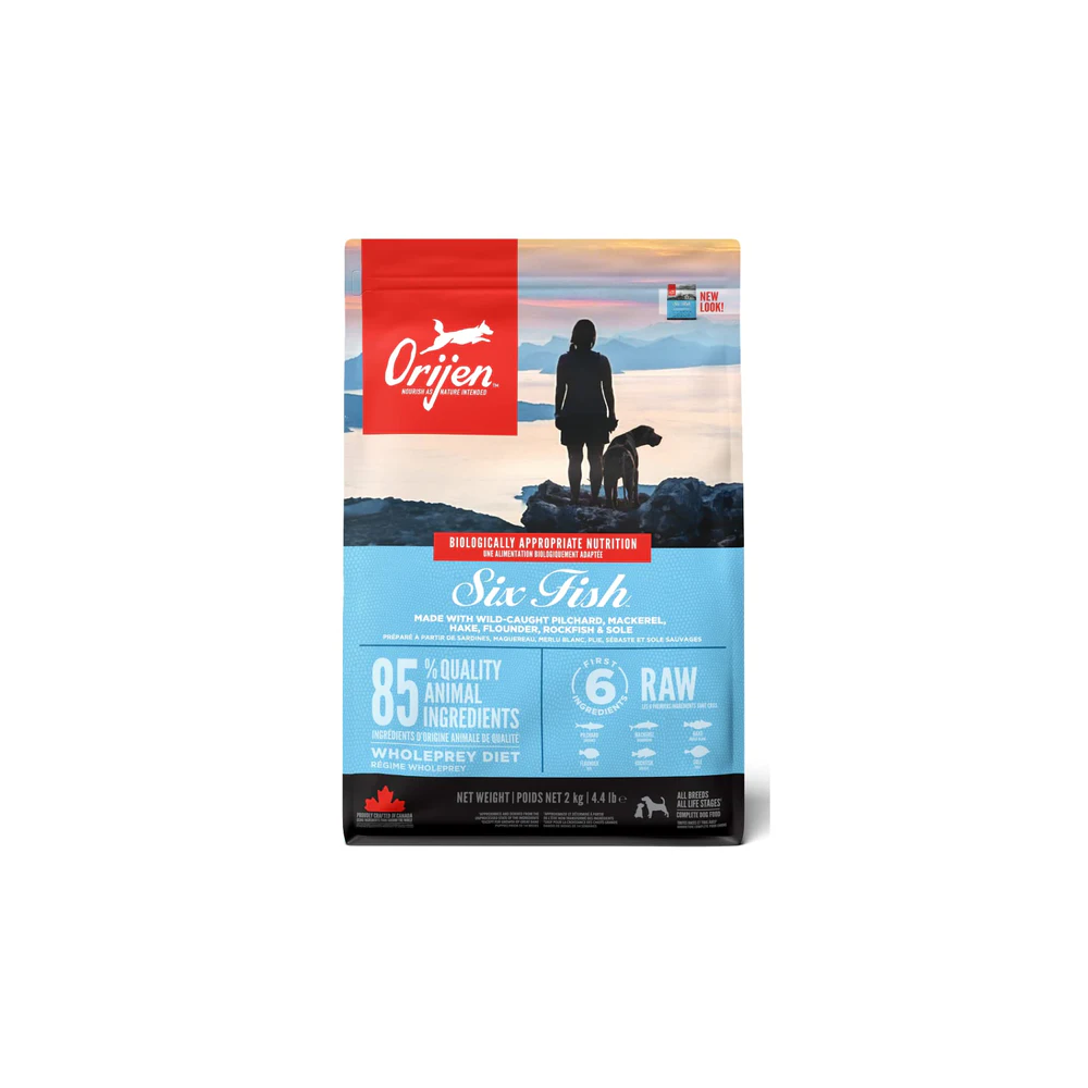 Orijen 2kg Six Fish Protein Rich Adult Dog Dry Food