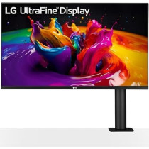 LG Ultrafine Display Ergo 32 inch 4K-UHD (3840 x 2160) HDR 10, DCI-P3 90Percentage, Inbuilt Speaker (5W x 2), Tilt/Height/Swivel/Pivot/Extend/Retract, Display Port- 32UN880 (Black)