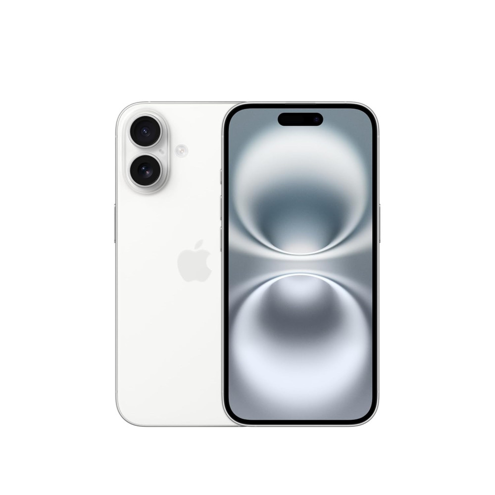 Apple iPhone 16, 5G, White 128 GB, 6.1 Inch Display, International Version