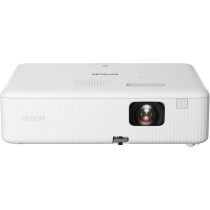 Epson CO-W01 Projector, 3LCD technology, 3,000 lumen brightness, 378inches screen size, White, Compact