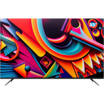Videocon 85 inch Edgeless QLED 4K UHD Official Google TV with "Hey Google" Voice Remote, A+ Grade Panel, Bluetooth, Dolby Audio, Chromecast Buit-in E85QLGT1100