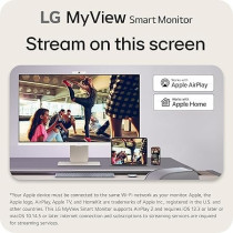 LG 32-Inch MyView 4K UHD Smart Monitor With WebOS And Built-In FHD Webcam