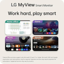 LG 32-Inch MyView 4K UHD Smart Monitor With WebOS And Built-In FHD Webcam