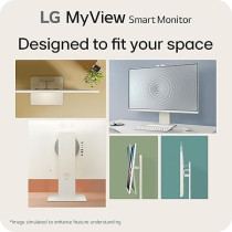 LG 32-Inch MyView 4K UHD Smart Monitor With WebOS And Built-In FHD Webcam