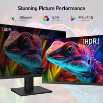 Koorui 27-Inch 100Hz Refresh Rate IPS Full HD Business Monitor, Black