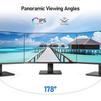 Koorui 27-Inch 100Hz Refresh Rate IPS Full HD Business Monitor, Black