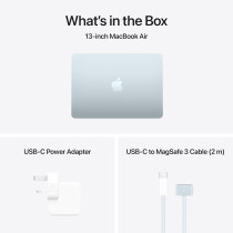 Apple 2025 MacBook Air 13inch, M4 chip with 10core CPU and 8core GPU, 16GB Unified Memory, 256GB Sky Blue MC6T4 English 1 Year Warranty