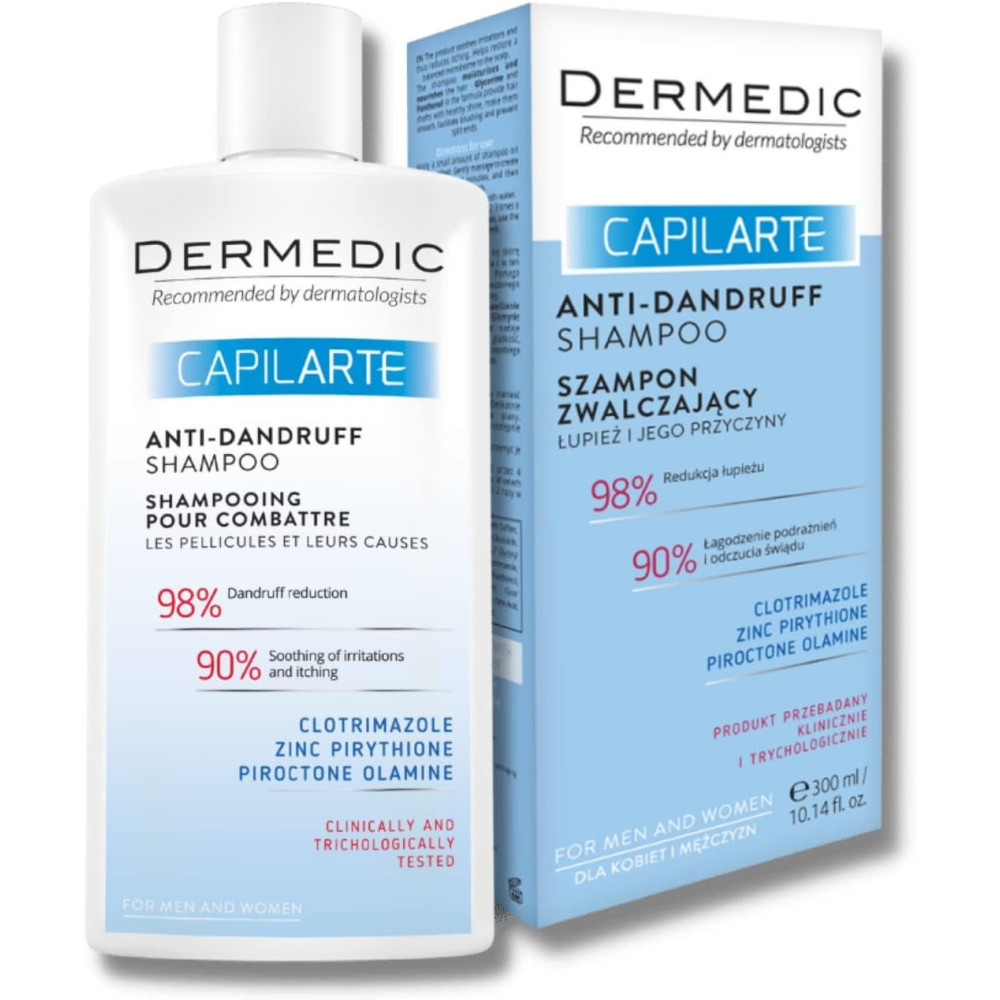 Dermedic Capilarte, Anti-Dandruff Shampoo, 300 Ml