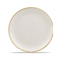 Churchill UK Stonecast Barley White Evolve Coupe Plate, 28.8 Cm