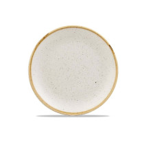 Churchill UK Stonecast Barley White Evolve Coupe Plate, 21.7 Cm