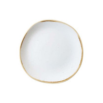 Churchill UK Stonecast Barley White Round Trace Plate, 21 Cm